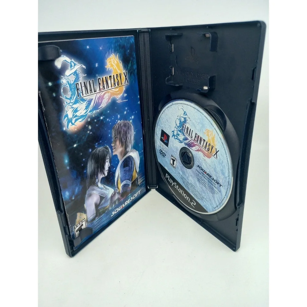 Final Fantasy 7, 8, 9, 10 & 11 Online PS1 PS2 All Black Label Great Condition